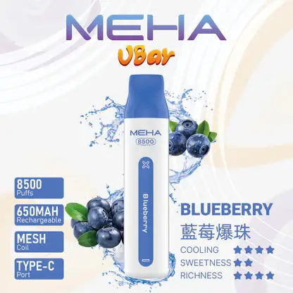 MEHA-8500口-VBar小白條-3.webp MEHA VBar 魅嗨小白條8500口拋棄式電子煙 長效容量設計 輕巧條形外觀 日常攜帶使用推薦 台灣現貨