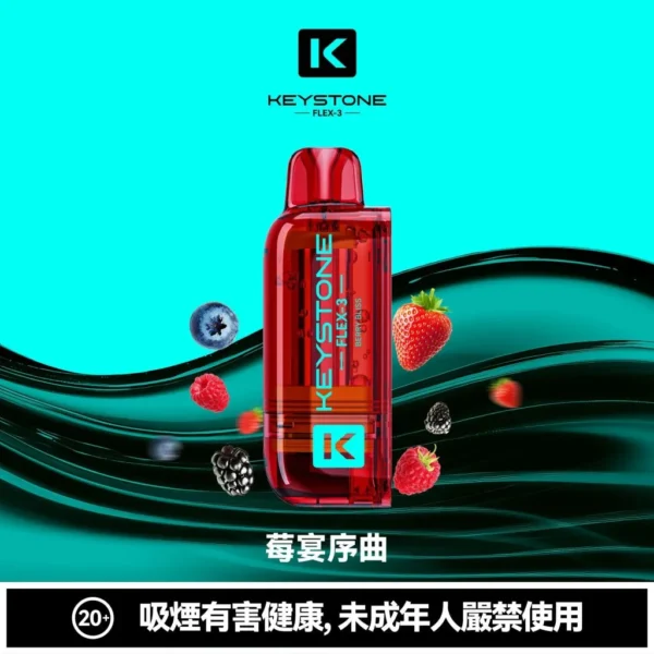 254669948fc6dd49f03869c04236df77-1024x1024.jpg 【買一盒煙彈送主機】KEYSTONE FLEX-3 鑰石 25000口拋棄式電子煙 便攜輕巧機身 外出使用推薦 台灣現貨
