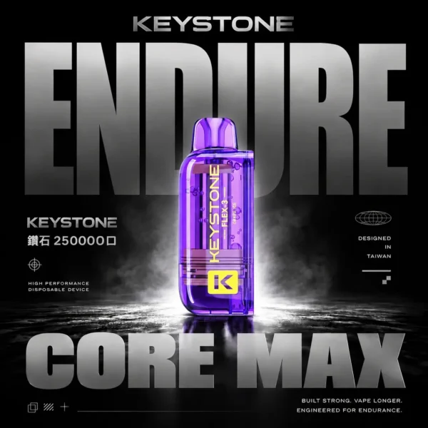 ChatGPT Image 2026年8月7日 下午07_03_40 【買一盒煙彈送主機】KEYSTONE FLEX-3 鑰石 25000口拋棄式電子煙 便攜輕巧機身 外出使用推薦 台灣現貨